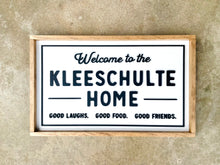 Load image into Gallery viewer, Magnolia Inspired Welcome To Our Home - Framed Layered Wood Sign