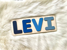 Load image into Gallery viewer, Mallory Wooden Name Puzzle Gift