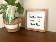 Load image into Gallery viewer, Handwritten Message - Framed Layered Wood Sign