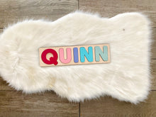 Load image into Gallery viewer, Mallory Wooden Name Puzzle Gift