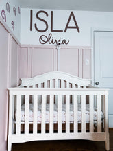 Load image into Gallery viewer, Maddox John - Name Cutout Set - Laser Cut Wood Nursery Sign