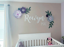 Load image into Gallery viewer, Rowyn Mae - Name Cutout Set - Laser Cut Wood Nursery Sign