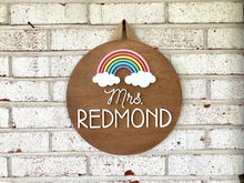 Load image into Gallery viewer, Pastel Rainbow Door Hanger - Teacher Gift