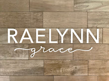 Load image into Gallery viewer, Kendall James - Name Cutout - Laser Cut Wood Nursery Sign