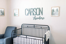 Load image into Gallery viewer, Mayer - Name Cutout - Laser Cut Wood Nursery Sign