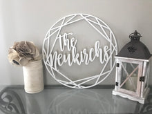 Load image into Gallery viewer, The Browns Geometric Cutout Wood Sign