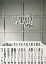 Load image into Gallery viewer, Mayer - Name Cutout - Laser Cut Wood Nursery Sign