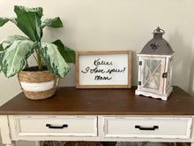 Load image into Gallery viewer, Handwritten Message - Framed Layered Wood Sign