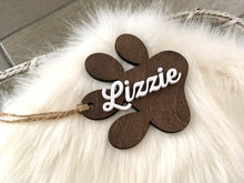 Load image into Gallery viewer, Wooden Name Tag - Stained
