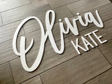 Load image into Gallery viewer, Mila Jo - Name Cutout Set - Laser Cut Wood Nursery Sign