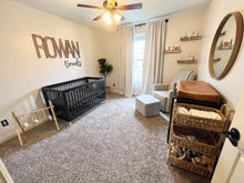 Load image into Gallery viewer, Mayer - Name Cutout - Laser Cut Wood Nursery Sign