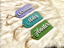 Load image into Gallery viewer, Wooden Name Tag