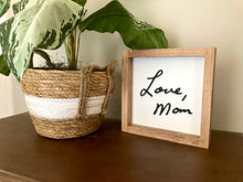 Load image into Gallery viewer, Handwritten Message - Framed Layered Wood Sign