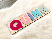 Load image into Gallery viewer, Mallory Wooden Name Puzzle Gift