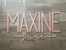 Load image into Gallery viewer, Sutton - Name Cutout - Laser Cut Wood Nursery Sign