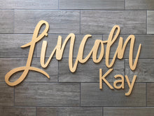 Load image into Gallery viewer, Mila Jo - Name Cutout Set - Laser Cut Wood Nursery Sign