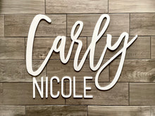 Load image into Gallery viewer, Mila Jo - Name Cutout Set - Laser Cut Wood Nursery Sign