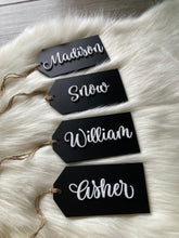 Load image into Gallery viewer, Wooden Name Tag