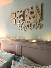 Load image into Gallery viewer, Mayer - Name Cutout - Laser Cut Wood Nursery Sign