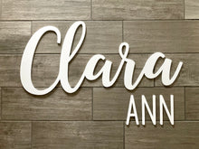 Load image into Gallery viewer, Rowyn Mae - Name Cutout Set - Laser Cut Wood Nursery Sign
