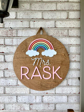 Load image into Gallery viewer, Pastel Rainbow Door Hanger - Teacher Gift