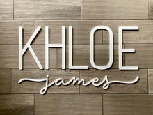 Load image into Gallery viewer, Sutton - Name Cutout - Laser Cut Wood Nursery Sign