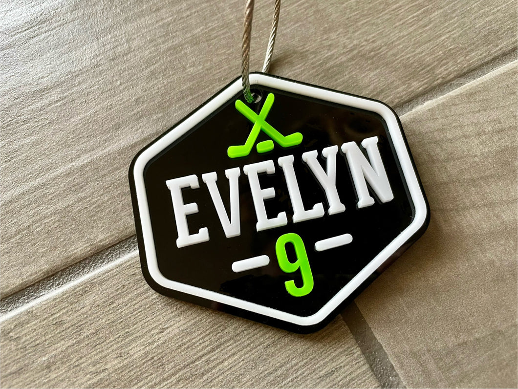 Evelyn - Sports Bag Tag
