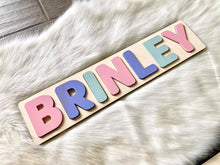 Load image into Gallery viewer, Mallory Wooden Name Puzzle Gift