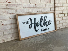 Load image into Gallery viewer, The Martins Framed Shiplap - Layered Wood Sign