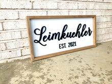 Load image into Gallery viewer, The Martins Framed Shiplap - Layered Wood Sign