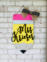 Load image into Gallery viewer, Pencil Door Hanger - Teacher Gift