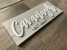 Load image into Gallery viewer, The Martins Framed Shiplap - Layered Wood Sign