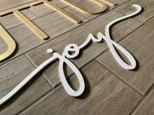 Load image into Gallery viewer, Sutton - Name Cutout - Laser Cut Wood Nursery Sign
