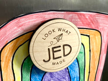 Load image into Gallery viewer, Look What I Made - Personalized Wooden Artwork Magnets
