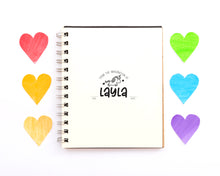 Load image into Gallery viewer, Imagination Design - Kids Artwork Stamp - Wooden or Self Inking - 1.5" tall and up to 3" wide