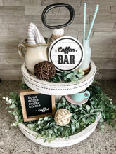 Load image into Gallery viewer, Coffee Bar - Mini Tiered Tray Kitchen Sign
