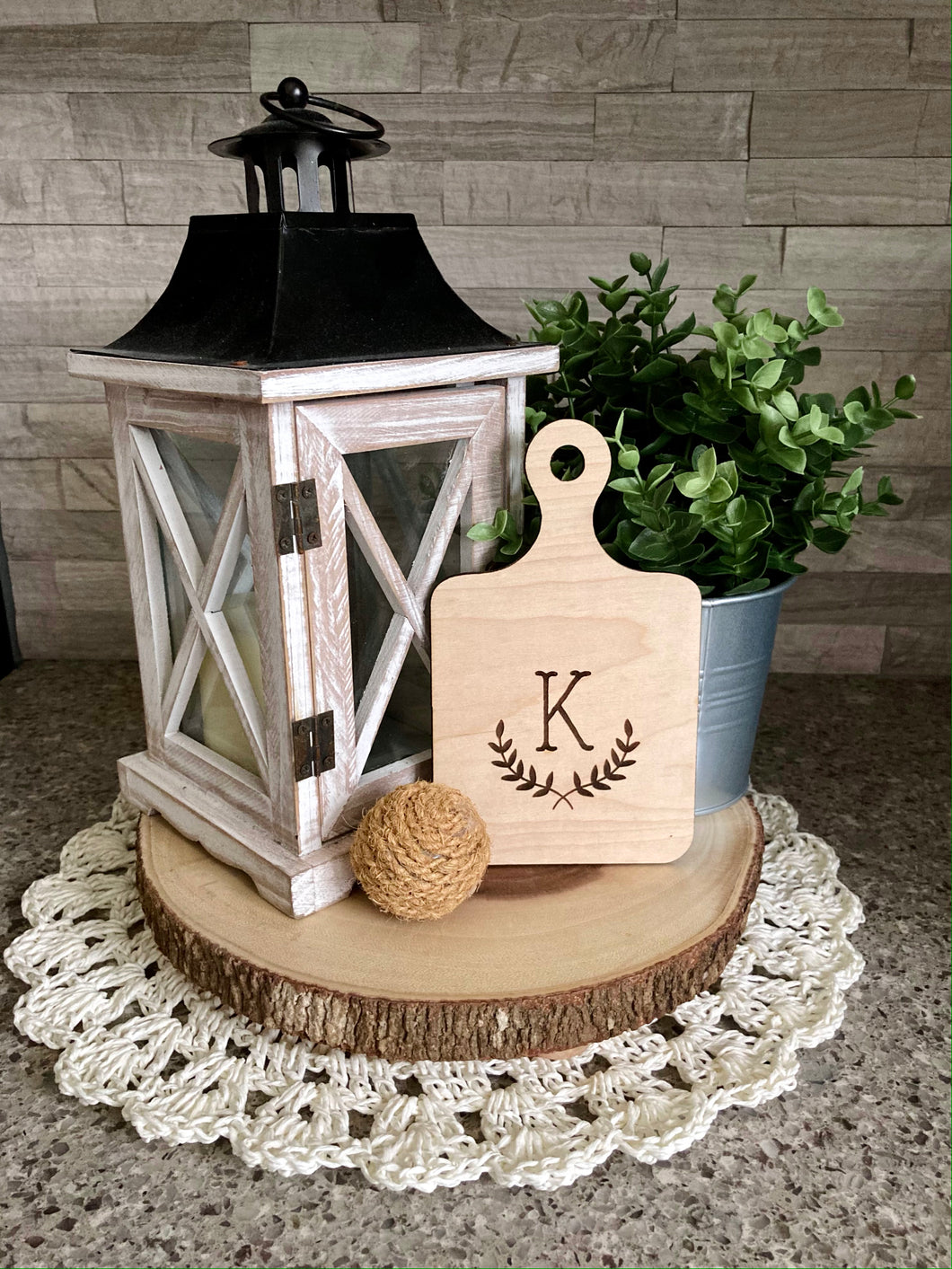 Engraved Mini Cutting Board - Tiered Tray Sign