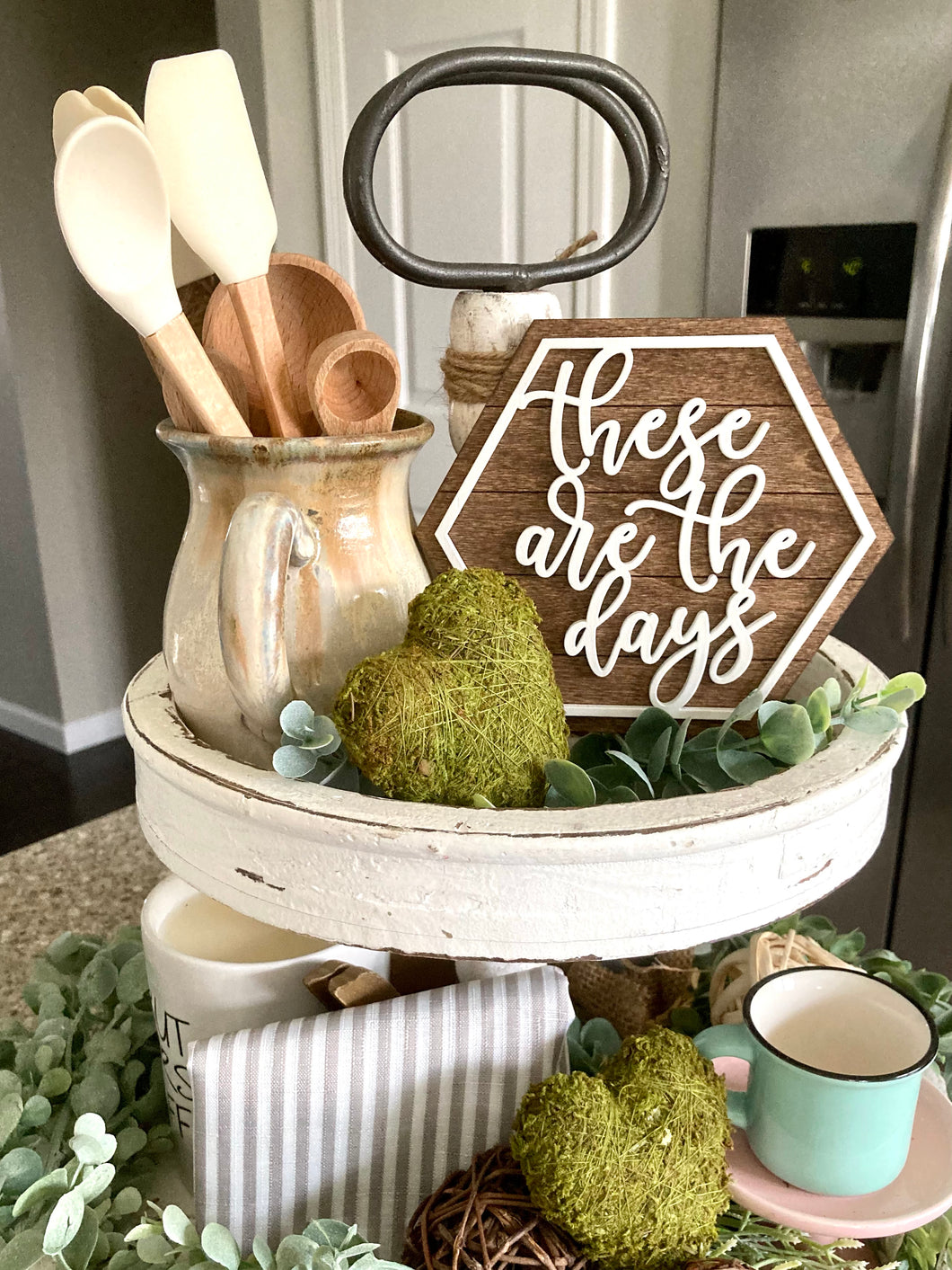 These Are The Days - Mini Tiered Tray Sign