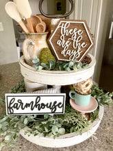 Load image into Gallery viewer, Farmhouse Bundle - Tiered Tray Decor - Mini Signs
