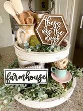 Load image into Gallery viewer, Farmhouse Bundle - Tiered Tray Decor - Mini Signs