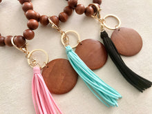 Load image into Gallery viewer, Beaded Bracelet Keychain - Custom Engraved