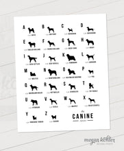 Load image into Gallery viewer, Modern Script Dog Family Design - Custom Address Stamp - Wooden or Self Inking - 1.5&quot; tall and up to 3&quot; wide
