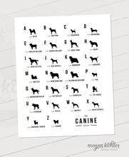 Load image into Gallery viewer, Modern Script Dog Family Design - Custom Address Stamp - Wooden or Self Inking - 1.5" tall and up to 3" wide
