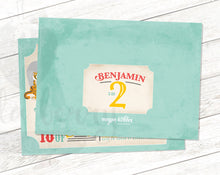 Load image into Gallery viewer, Zoo Birthday Printable Invitation - Boy Birthday - Girl Birthday - Vintage Classic