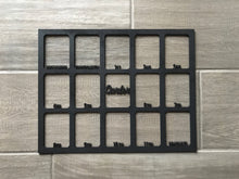 Load image into Gallery viewer, 11x14 Wooden School Years Photo Mat - 2.5x3.5 photo inserts