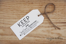 Load image into Gallery viewer, Custom Business Card Stamp Small Business - 1.5" wide and 3" tall, Custom Logo Stamp, Custom Rubber Stamp with your Logo, Brand Stamp