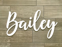 Load image into Gallery viewer, Rowyn Mae - Name Cutout Set - Laser Cut Wood Nursery Sign
