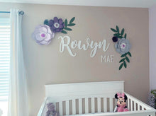 Load image into Gallery viewer, Rowyn Mae - Name Cutout Set - Laser Cut Wood Nursery Sign
