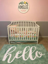 Load image into Gallery viewer, Unicorn Name Circle - Layered Wood Nursery Sign
