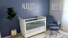 Load image into Gallery viewer, Mayer - Name Cutout - Laser Cut Wood Nursery Sign
